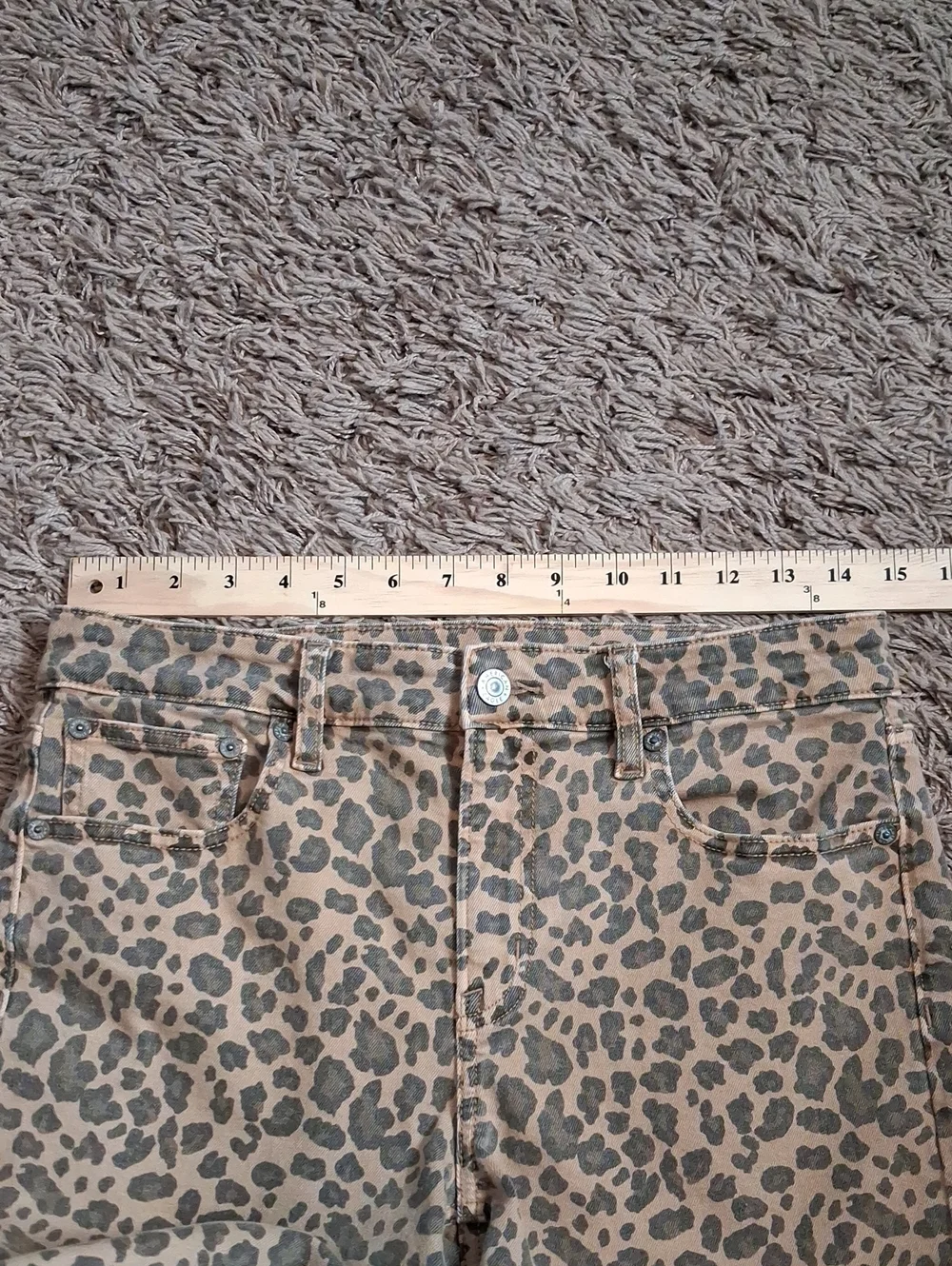 Women's American Eagle Stovepipe Wide-leg Jeans Capri Size 2 Short Cropped - Picture 3 of 5